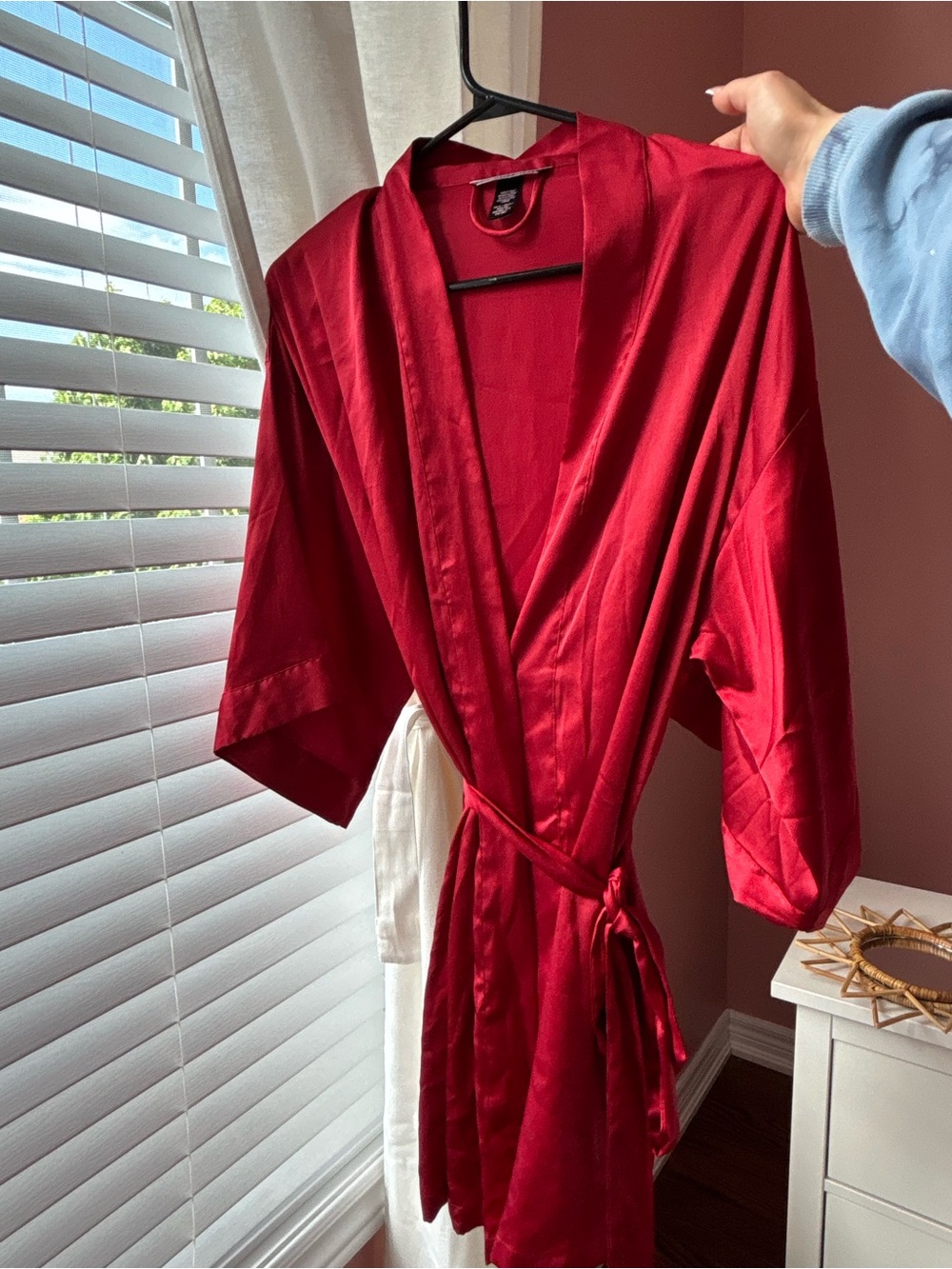 Victoria’s Secret Satin Kimono Robe - Red